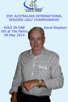 David Stephen - Hole in One !