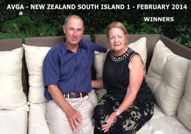 NZ SOUTH ISLAND - TOUR ONE WINNERS