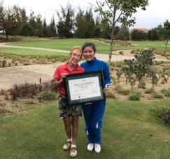FAY ECCLES - HOLE IN ONE MARCH 2017