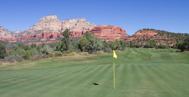 Golf course in Sedona, Arizona